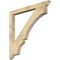 Ekena Millwork Balboa Traditional Rough Sawn Bracket, Douglas Fir, 4"W x 48"D x 48"H BKT04X48X48BOA01RDF - alternate 1
